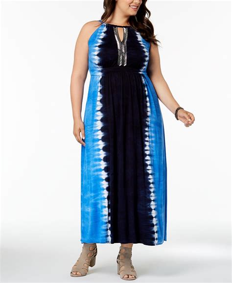 Inc International Concepts Inc Plus Size Tie Dyed Maxi Dress Created For Macys Macys