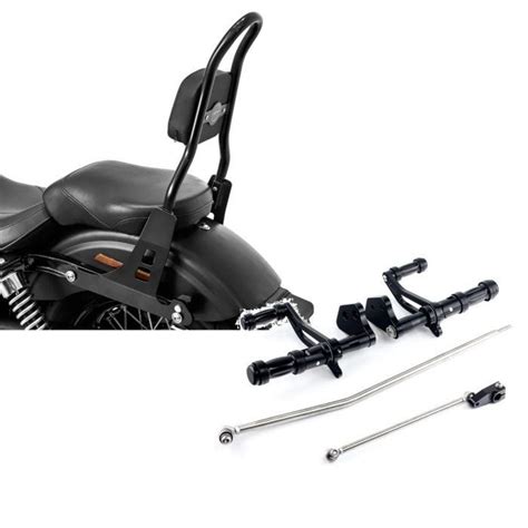 Set Sissy Bar CSM Pour Harley Davidson Dyna Street Bob 09 17 Low