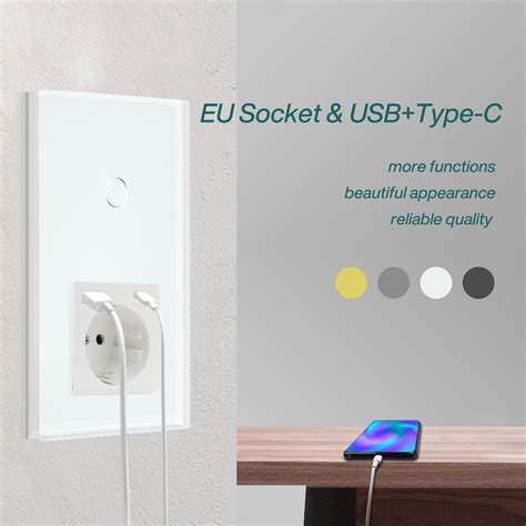 Bseed Smart Touch Switches 1 2 3 Gang Wifi Light Switch Plus Eu Wall U Bseedswitch