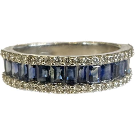 Heera Moti Sapphire & Diamond Band 200-1573 - Hurdle's Jewelry