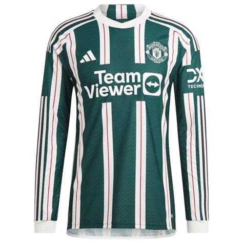 Manchester United Long Sleeve Authentic Away Shirt 2023 24 Limited Stock