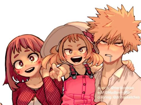 Kacchako With Mahoro Hero Academia Characters My Hero Academia Anime