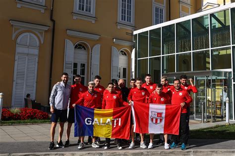 FUTSAL United Galați a ajuns în Slovenia și mâine 25 octombrie va