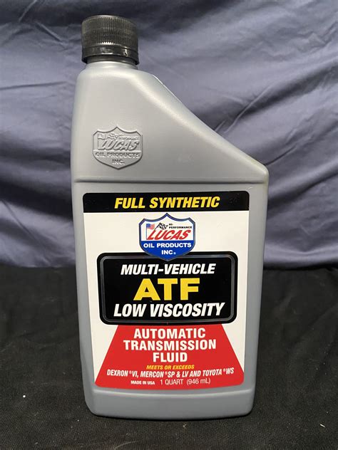 Lucas Oil 11255 Low Viscosity Synthetic Multi Vehicle Automatic