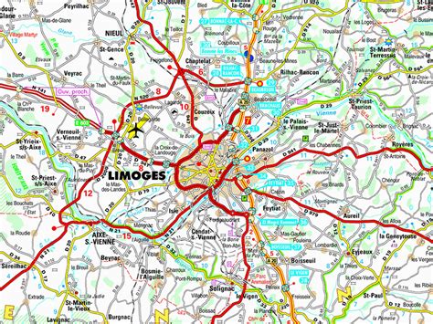 Carte De Limoges Voyage Carte Plan