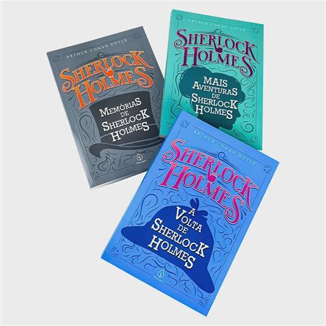 Kit 03 Livros Coleção Sherlock Holmes Principis Vol 1 Submarino