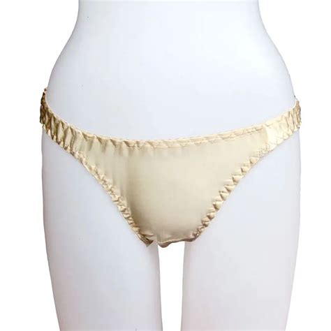 Broadened Pure Silk Solid Panties Women Mulberry Silk Plus Size