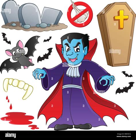 Vampire theme collection Stock Vector Image & Art - Alamy