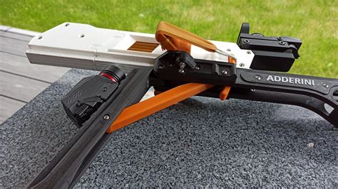 3D File Adderini 3D Printed Repeating Slingbow Crossbow Pistol