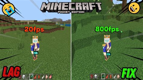 How To Fix Lag In Minecraft Pe Mcpe Lag Fix Settings Mcpe