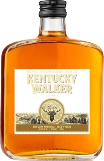 Kentucky Walker Year Old High Corn Mash Bill Blended Straight Bourbon