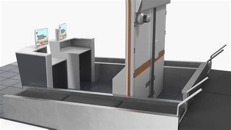 Airport Check In Desk 3D Model TurboSquid 2104768