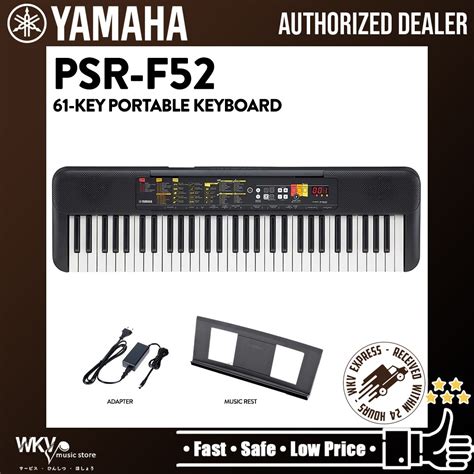 Yamaha PSR F52 61 Keys Electronic Keyboard Portable Keyboard PSRF52