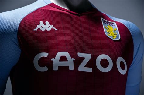 Aston Villa Reveal New 202021 Kappa Home Kit Featuring Newly Designed