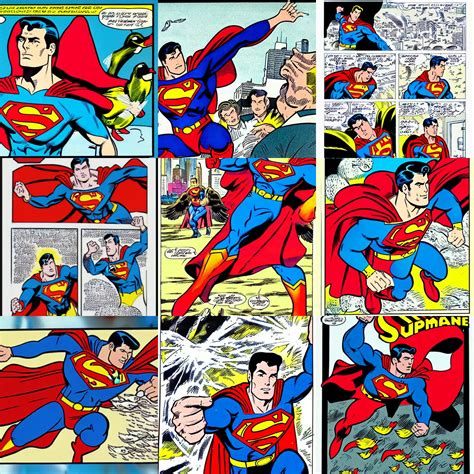 Superman Comic Strip Page