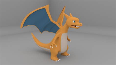 3D Charizard Pokemon Model TurboSquid 1447516