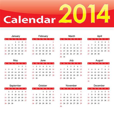 390 May 2014 Calendar Illustrations Royalty Free Vector Graphics