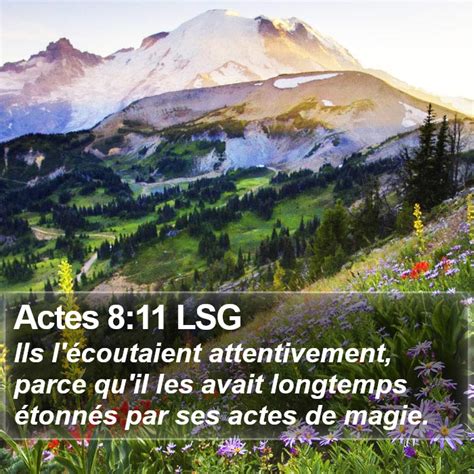 Actes Lsg Ils L Coutaient Attentivement Parce Qu Il Les