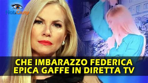 Federica Panicucci Epica Gaffe In Diretta Tv Gossip News