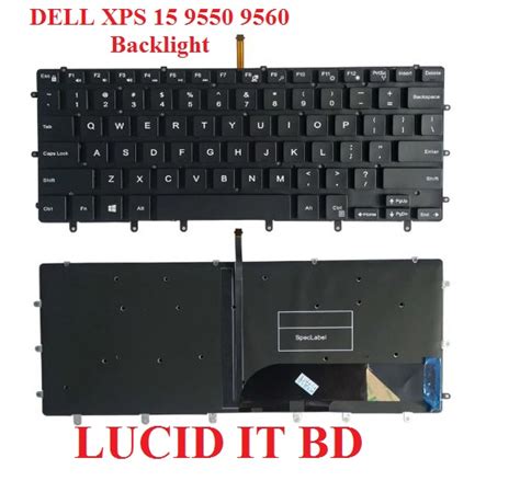 New US Keyboard FOR DELL XPS 15 9550 9560 Laptop Keyboard Backlight