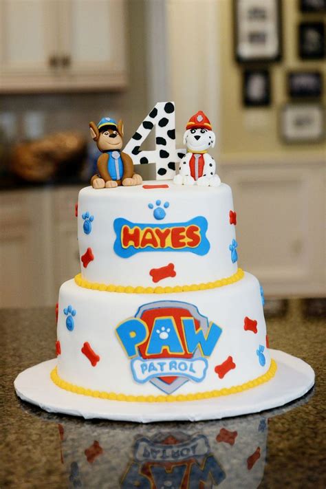 PAW Patrol Number 1 Cake