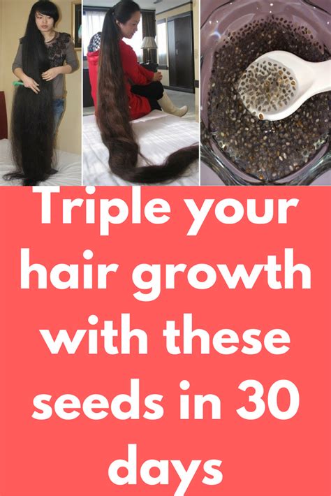 Triple Your Hair Growth With These Seeds In 30 Days Miracle Hair Growth Hair Remedies For