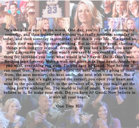 One Tree Hill Finale | One tree hill, Life, Words