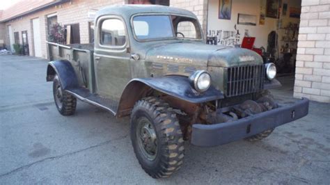 1948 Dodge Power Wagon Wwinch Runs Great For Sale Dodge Power Wagon