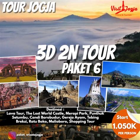 Paket Wisata Jogja Hari Malam Wisata Jogja Murah