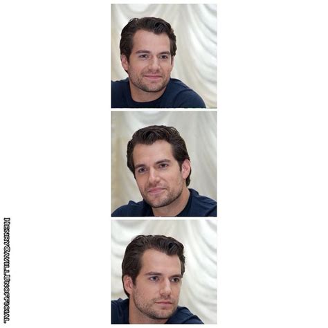 Four Different Shots Of A Man Smiling And Looking At The Same Person S Face