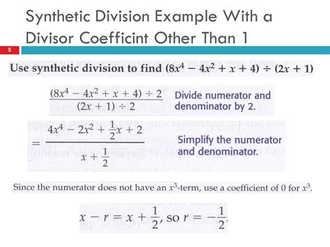 Synthetic Division Steps Synthetic Division Ppt Download Atelier Yuwa Ciao Jp