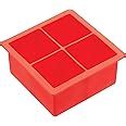 Barcraft Bar Craft Silicone Slow Melt Jumbo Ice Cube Tray Red Amazon