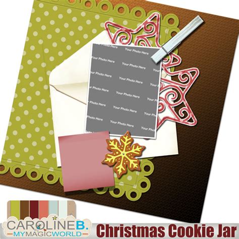 Christmas Cookie Jar QuickPage 02 Caroline B Design