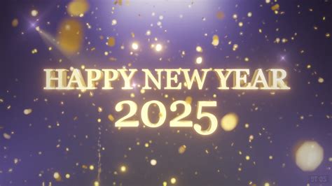 Happy New Year 2025 Countdown With Fireworks Free To Use With