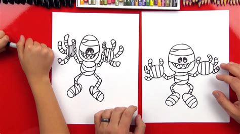 How To Draw A Mummy Art For Kids Hub Artofit