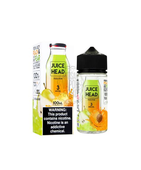 Peach Pear E Liquid By Juice Head 100ml Artisan Vapor CBD