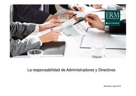 La Responsabilidad De Administradores Y Directivos