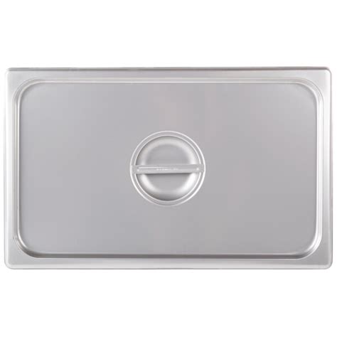 Choice Full Size Stainless Steel Solid Steam Table / Hotel Pan Cover