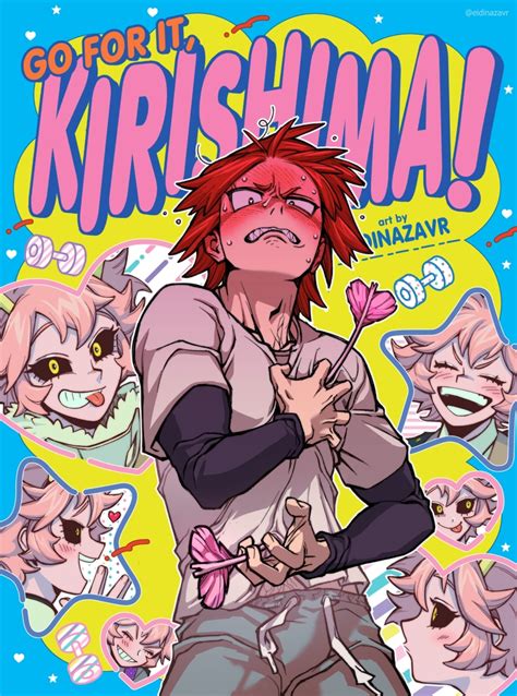 Kirishima Eijirou Kirishima Eijirou Ashido Mina Mina Ashido Ashido Mina Boku No