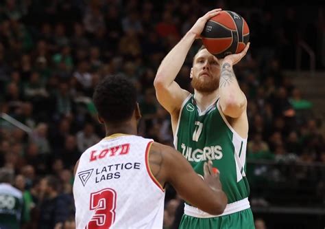 El Zalgiris Kaunas negocia la renovación de Ignas Brazdeikis