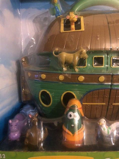 Rare Veggietales Noah S Ark Playset