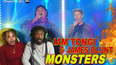 Iam Tongi James Blunt Super Emotional Duet Of Monsters Makes Idol