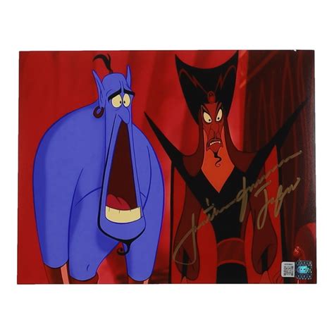 Jonathan Freeman Signed Aladdin 8x10 Photo Inscribed Jafar Oc