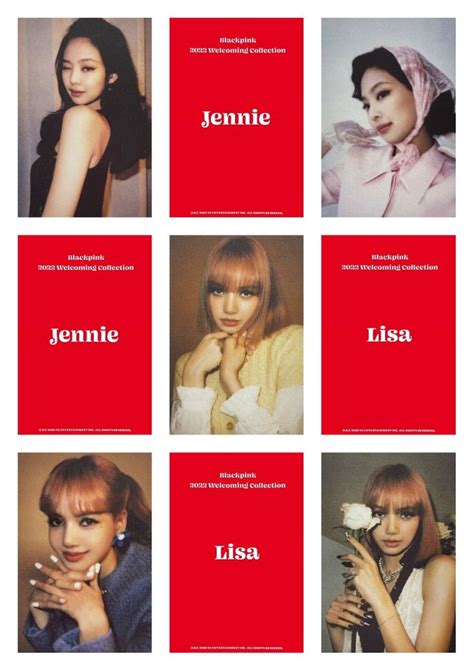 Blackpink Jennie Welcoming Collection 2022 Photocard Printable 2