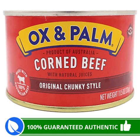 Ox And Palm Corned Beef Original Chunky Style Flavor 326g Lazada Ph