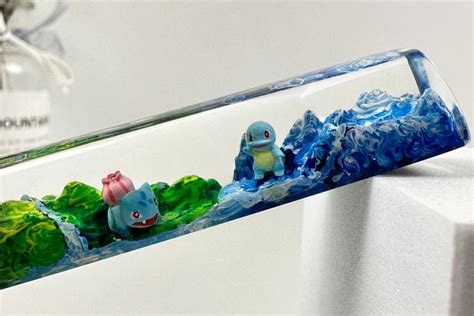 Artisan Keycap Custom Pokemon Spacebar Keycap Pokemon Keycap Custom