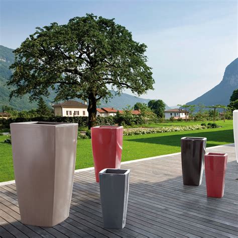 Vaso De Jardim Em Polietileno Rotomoldado Tevia V Degardo Gmbh