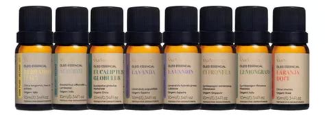 Kit De Aromaterapia Con Aceites Esenciales 100 Naturales Puros Via