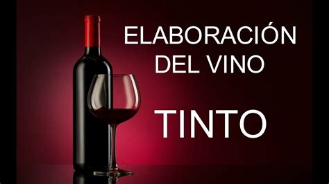 ELABORACIÓN DEL VINO TINTO YouTube