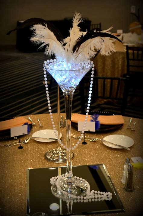 Great Gatsby Centerpiece Idealpartydecorators Boda